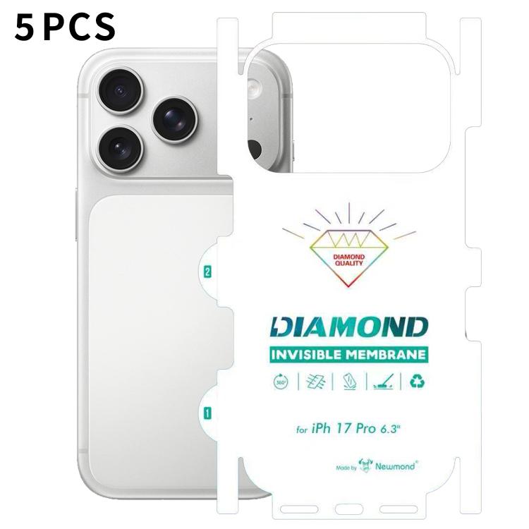 Pellicola idrogel trasparente HD per iPhone 17 Pro Max