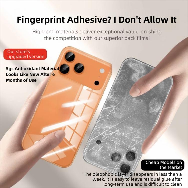 Pellicola idrogel trasparente HD per iPhone 17 Pro Max