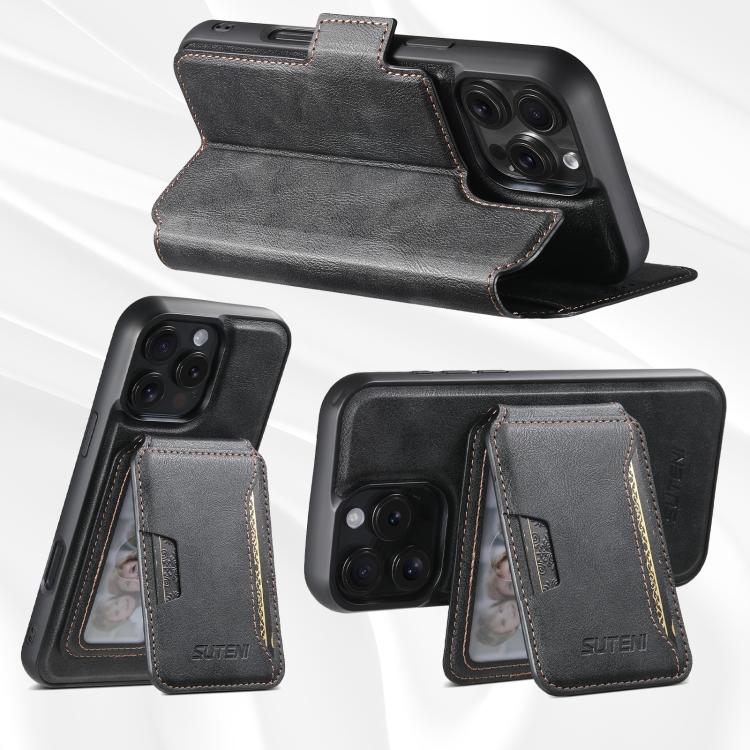 Custodia portafoglio in pelle con custodia magnetica per iPhone