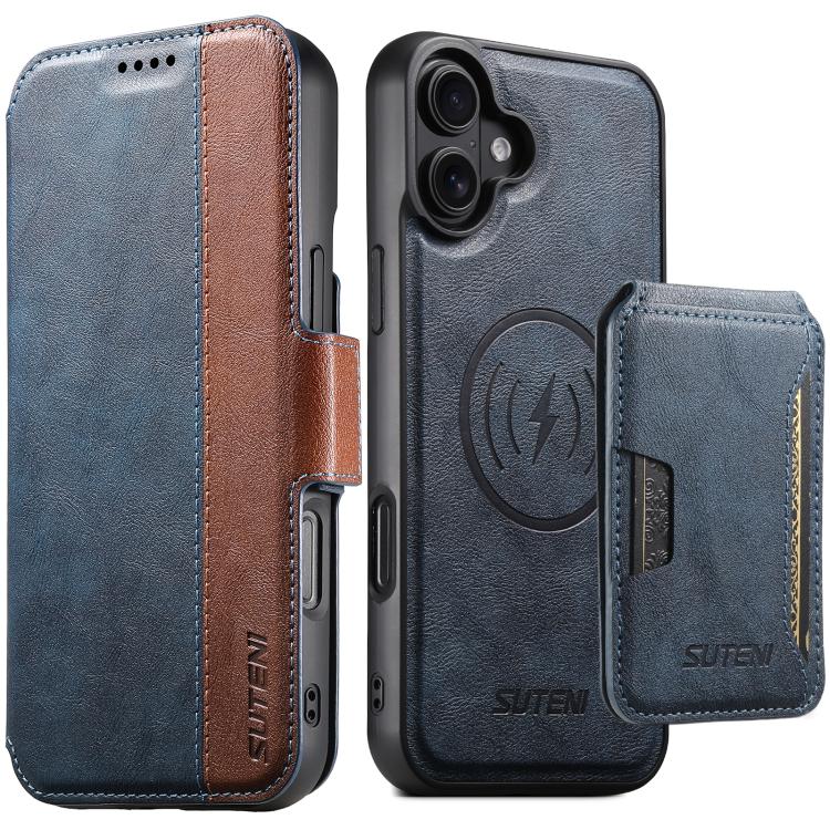 Custodia portafoglio in pelle con custodia magnetica per iPhone