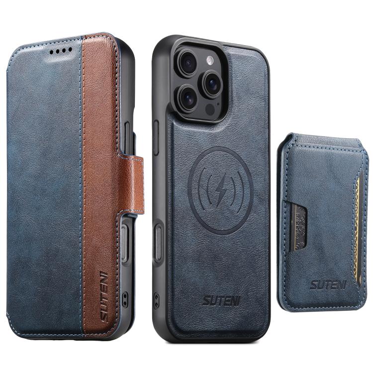 Custodia portafoglio in pelle con custodia magnetica per iPhone