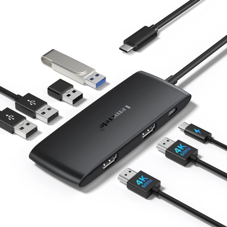Docking station Lemorele TC510 7 in 1 con display 4K