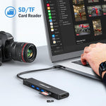 Docking station Lemorele TC90 7 in 1 con proiezione 4K