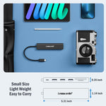 Docking station Lemorele TC90 7 in 1 con proiezione 4K