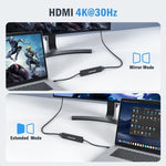 Docking station Lemorele TC90 7 in 1 con proiezione 4K