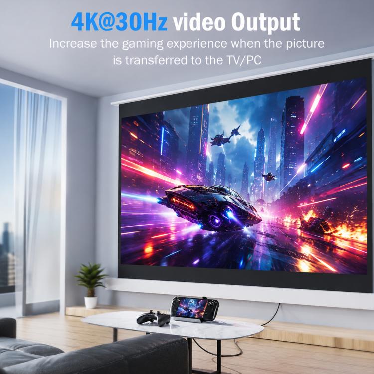 Docking station Lemorele X23L 6 in 1 con uscita video 4K, doppio slot e adattatore portatile PD da 100 W.