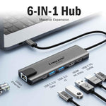 Docking station Lemorele TC44L 6 in 1 con uscita video 4K