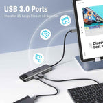 Docking station Lemorele TC44L 6 in 1 con uscita video 4K