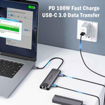 Docking station Lemorele TC44L 6 in 1 con uscita video 4K