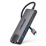 Docking station Lemorele TC24L 5 in 1 con HDMI 4K e ricarica PD 1