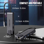 Docking station Lemorele TC24L 5 in 1 con HDMI 4K e ricarica PD 1
