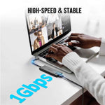 Docking station Lemorele TC24L 5 in 1 con HDMI 4K e ricarica PD 1
