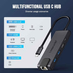 Docking station Lemorele TC24L 5 in 1 con HDMI 4K e ricarica PD 1