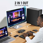 Lemorele G98 Dispositivo KVM 6 ingressi 3 uscite