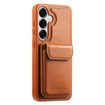Custodia retro magnetica multi-card per Galaxy S24+ 5G e S25+ 5G