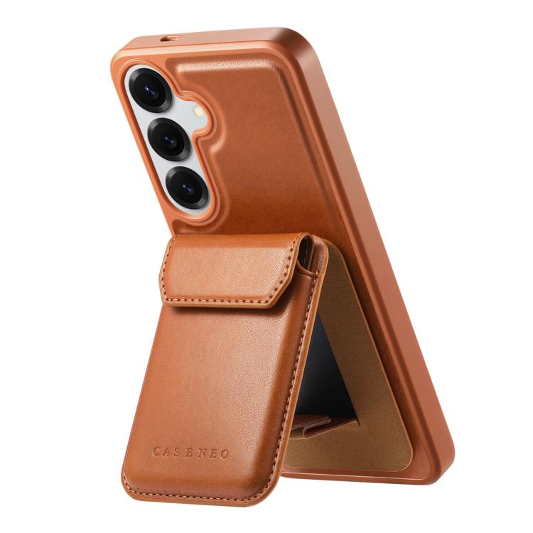 Custodia retro magnetica multi-card per Galaxy S24+ 5G e S25+ 5G