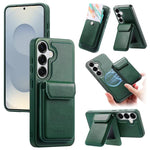 Custodia retro magnetica multi-card per Galaxy S24+ 5G e S25+ 5G
