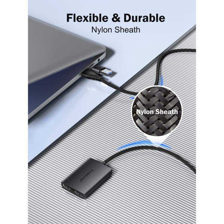 Adattatore Lemorele HD10 da USB/Type-C a HDMI per schermo HD di computer e telefono., HD10