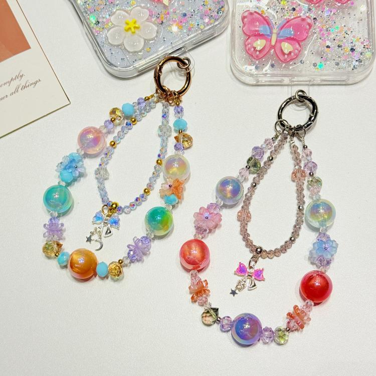 Custodia TPU con farfalla 3D glitterata per iPhone 16 Pro Max