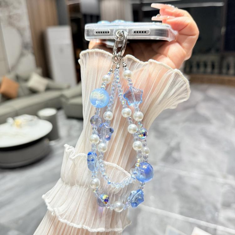 Custodia TPU con farfalla 3D glitterata per iPhone 16 Pro Max