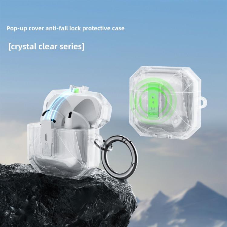Coperchio protettivo trasparente magnetico per AirPods 4
