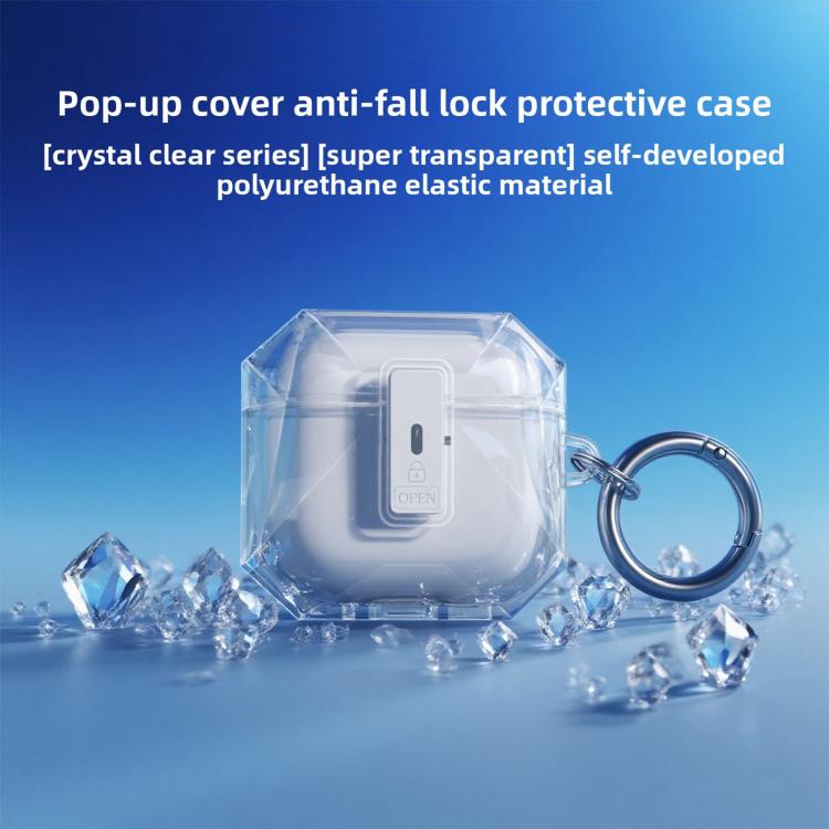 Coperchio protettivo trasparente magnetico per AirPods 4