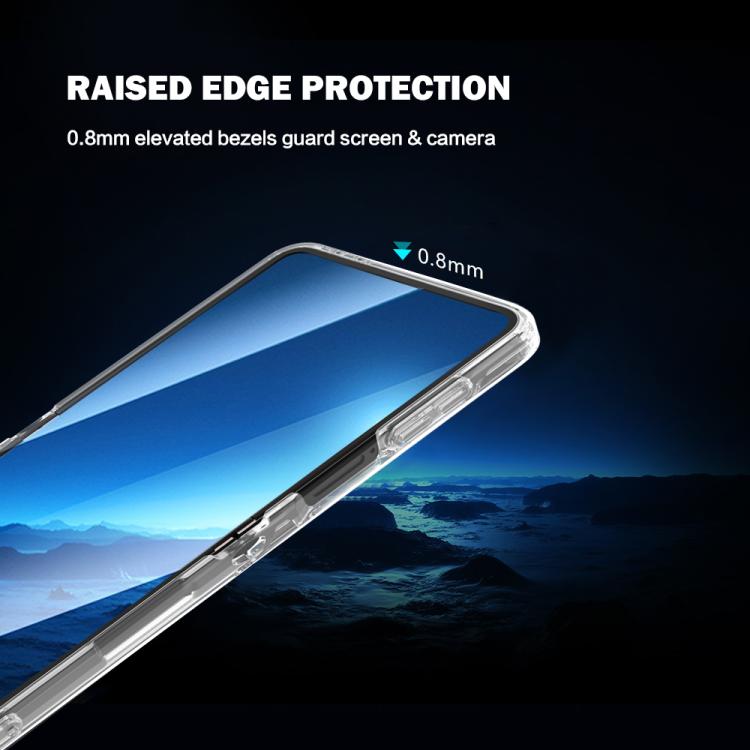 Custodia LeReach TOC Clear Series in composito TPU acrilico per Galaxy Z Flip 8