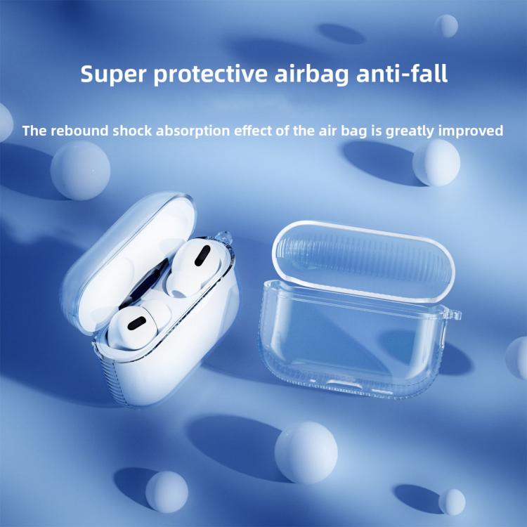 Custodia TPU antiurto per AirPods Pro 2 trasparente
