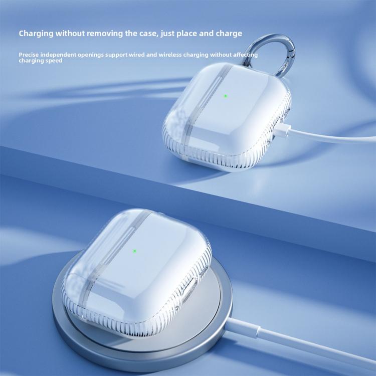 Custodia TPU antiurto per AirPods Pro 2 trasparente