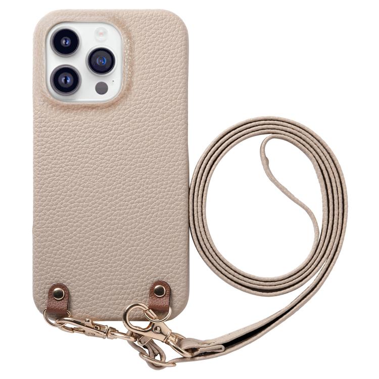 Custodia in PU con retro in pelle per iPhone 12 Pro