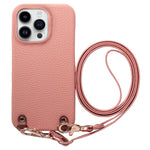 Custodia in PU con retro in pelle per iPhone 12 Pro