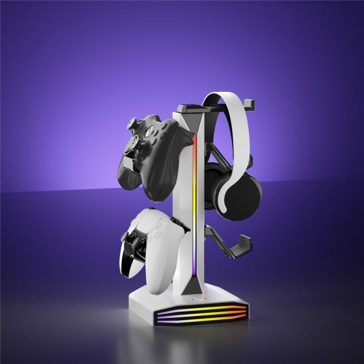 Supporto USB RGB per controller e cuffie da gioco 360°