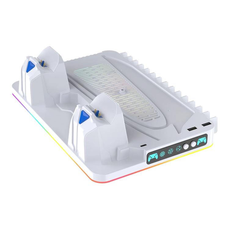 Supporto raffreddamento e ricarica doppio controller PS5