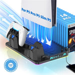Supporto raffreddamento e ricarica doppio controller PS5