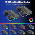 Supporto raffreddamento e ricarica doppio controller PS5