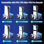 Supporto raffreddamento e ricarica doppio controller PS5