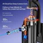 Q575TK Treppiede con gimbal intelligente, pop-up automatico, tracciamento del volto, controllo gestuale, selfie stick con intelligenza artificiale, Q575TK