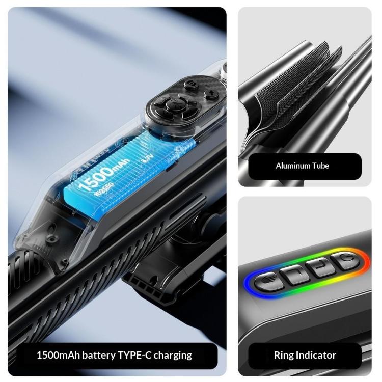Q575TK Treppiede con gimbal intelligente, pop-up automatico, tracciamento del volto, controllo gestuale, selfie stick con intelligenza artificiale, Q575TK