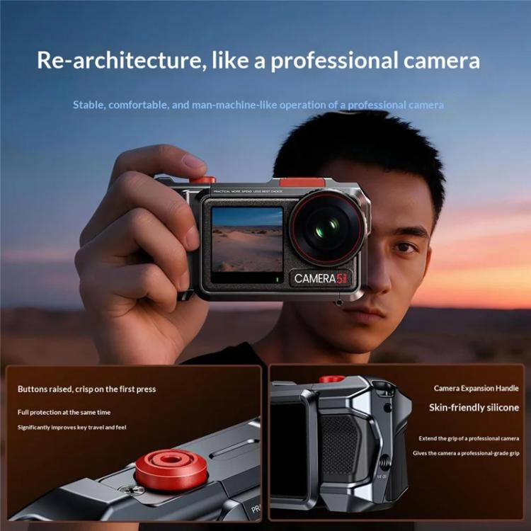 Custodia in lega di alluminio per DJI Osmo Action 3/4/5 Pro