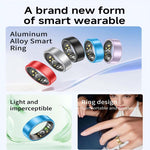 Anello fitness intelligente R88, supporta il monitoraggio della salute e il controllo della fotocamera., Size 7, Size 8, Size 9
