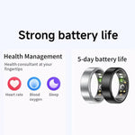 Anello fitness intelligente R88, supporta il monitoraggio della salute e il controllo della fotocamera., Size 7, Size 8, Size 9