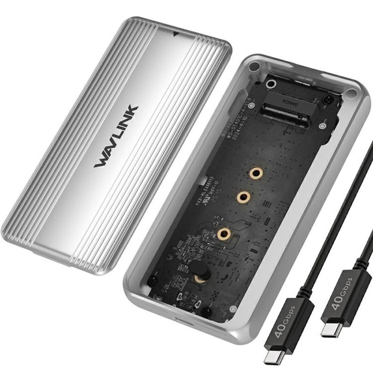 WAVLINK ST406C Case in alluminio per SSD M.2 USB4 40 Gbps