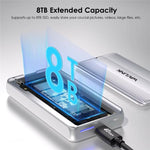 WAVLINK ST406C Case in alluminio per SSD M.2 USB4 40 Gbps