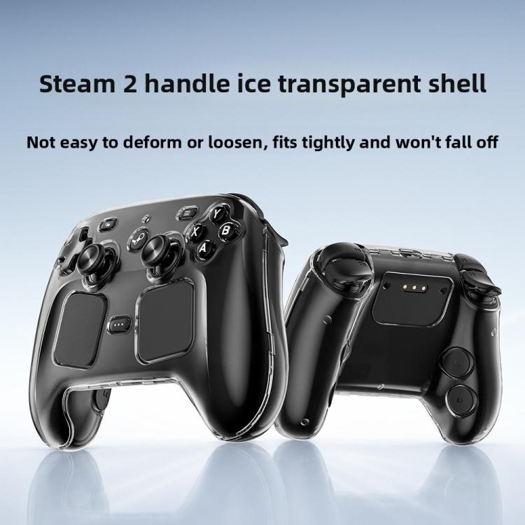 Custodia rigida trasparente per Steam Controller 2 (2026)