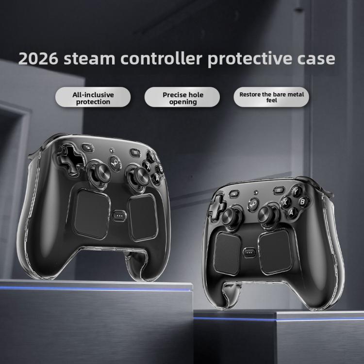 Custodia rigida trasparente per Steam Controller 2 (2026)