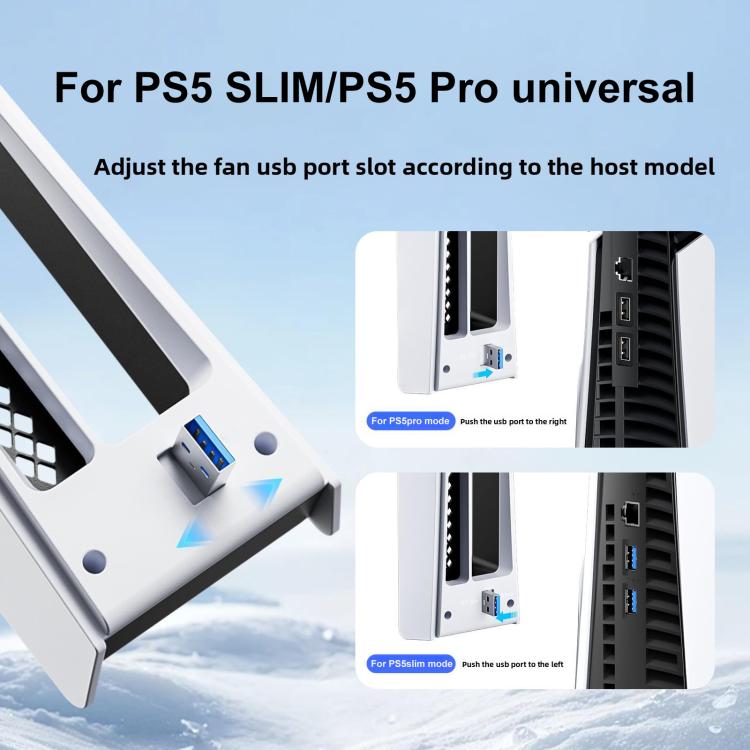 Ventola raffreddamento posteriore termoregolata per PS5 Pro e PS5
