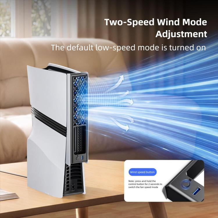 Ventola raffreddamento posteriore termoregolata per PS5 Pro e PS5
