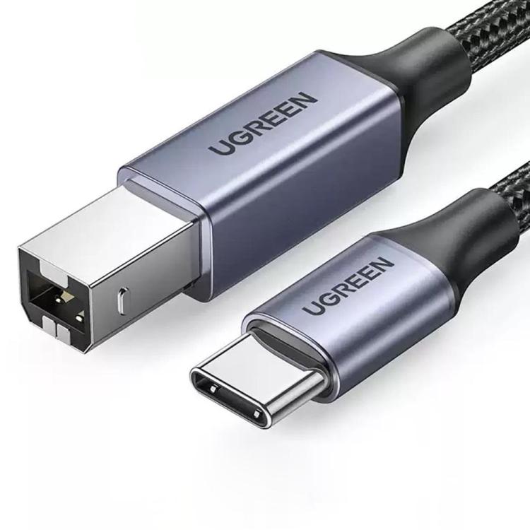 Cavo USB-C a USB-B 2.0 intrecciato per stampante