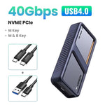 Case esterno per hard disk M.2 NVMe USB 4.0 con ventola