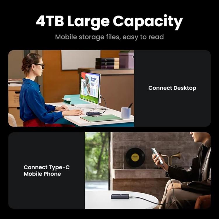 Case esterno per hard disk M.2 NVMe USB 4.0 con ventola